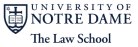 University of Notre Dame - The Law School